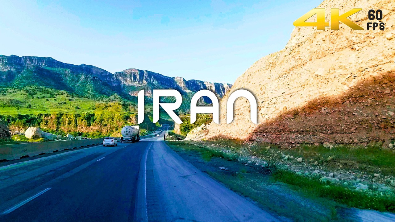 Road Trip in IRAN | Scenic Driving Through KhoramAbad to Andimeshk | 4K 60fps