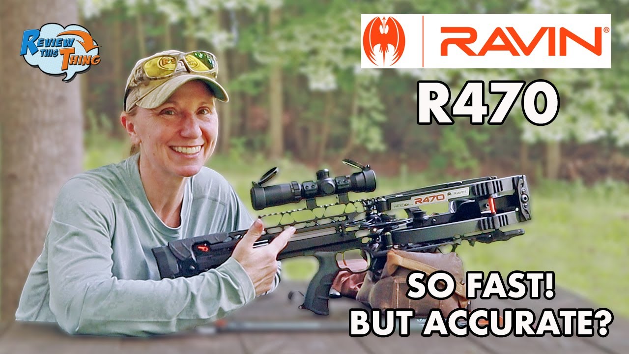Ravin Crossbow R470 – Sighting In AND 100 Yard Test!