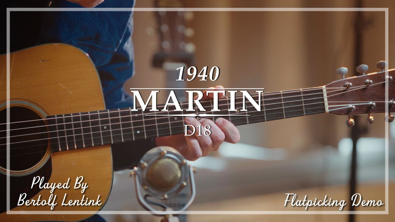 Martin D18 1940 played by Bertolf | Flatpicking Demo