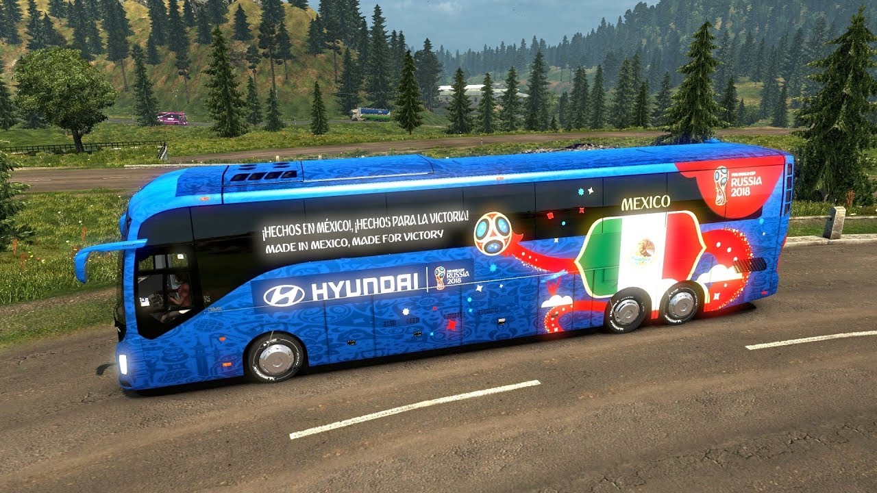 Skin Autobús Selección de México | Volvo 9800 | Euro Truck Simulator 2