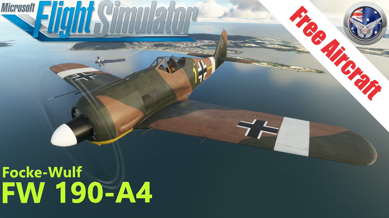 Freeware Aircraft - Focke-Wulf FW 190-A4 - Flight/Review - Microsoft Flight Simulator 2020