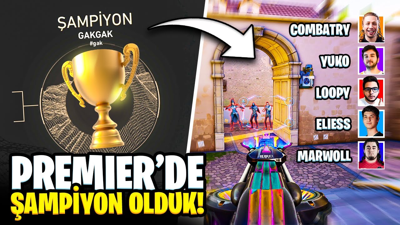 Valorant PREMİER turnuvasında ŞAMPİYON OLDUK!