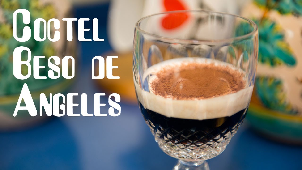 Coctel Beso de Angel con Licor de Cafe