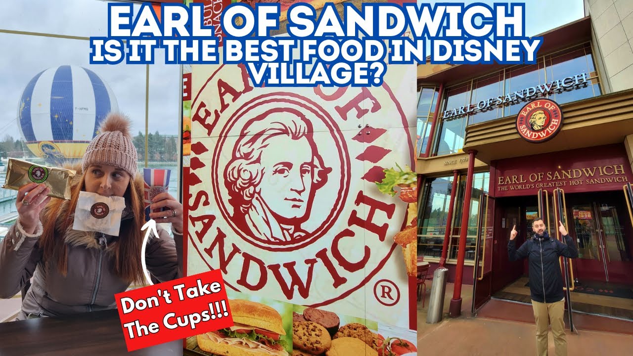 The Best BUDGET Friendly Place To Eat At Disney? - Earl Of Sandwich Disney Village Review & Menu