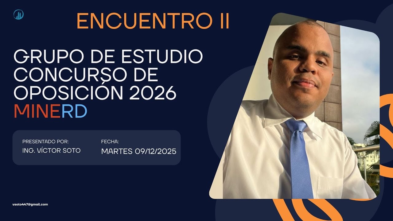 Grupo de Estudio Concurso MINERD-ETP 2026 Encuentro II