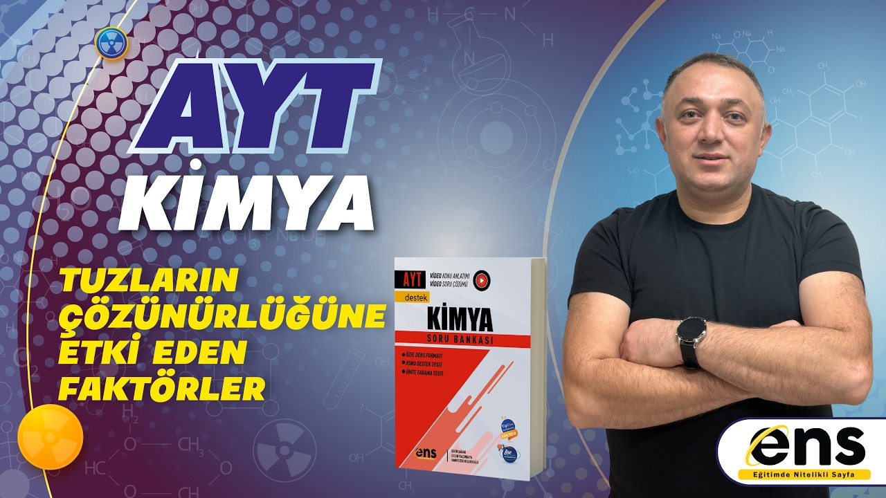 TUZLARIN ÇÖZÜNÜRLÜĞÜNE ETKİ EDEN FAKTÖRLER-1 #aytkimya #ykstavsiye #enskimya