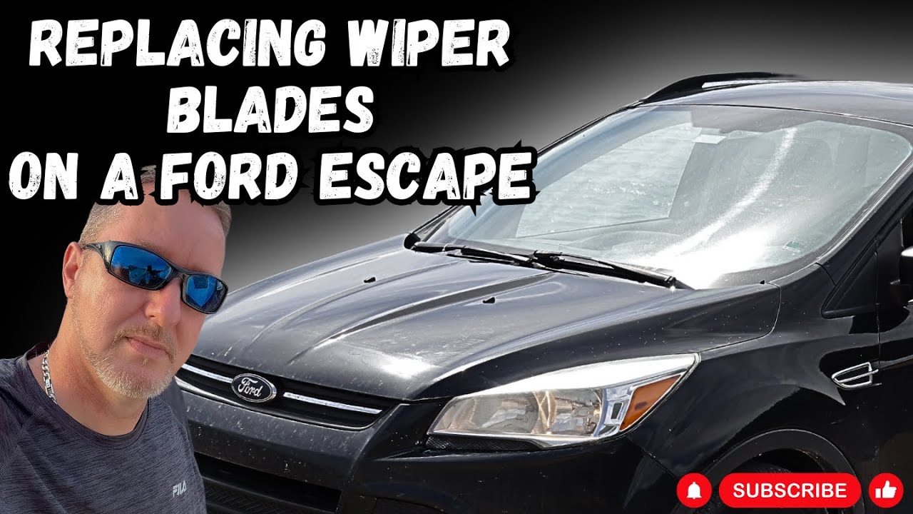 Replace wipers on a 2013 to 2019 FORD ESCAPE
