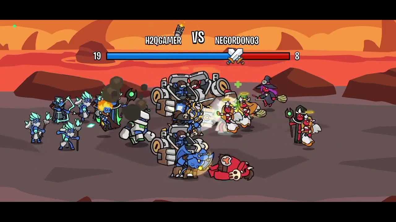 #308 Lần Đầu Tôi Đánh Bại Acc Hạck Có 2 Con Legend Lv 9 l Stick Battle: War of Legions