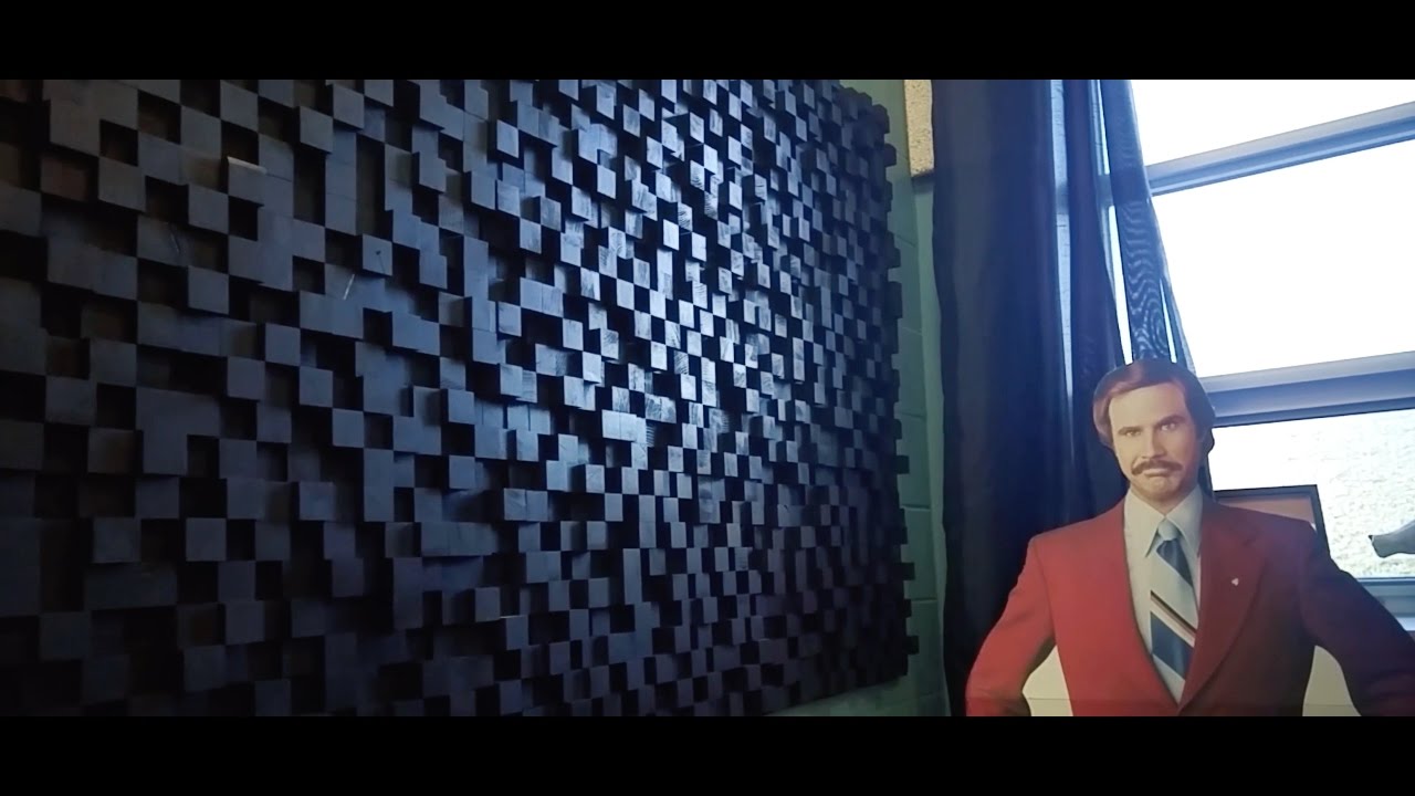 AWESOME DIY 3D Wall Art/Sound Diffuser Panels! Start To Finish!