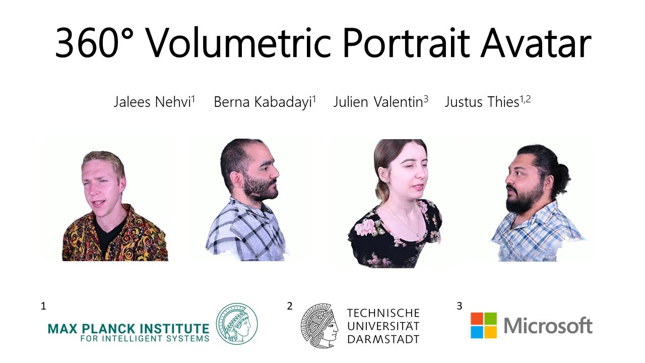 360° Volumetric Portrait Avatars (GCPR 2024)