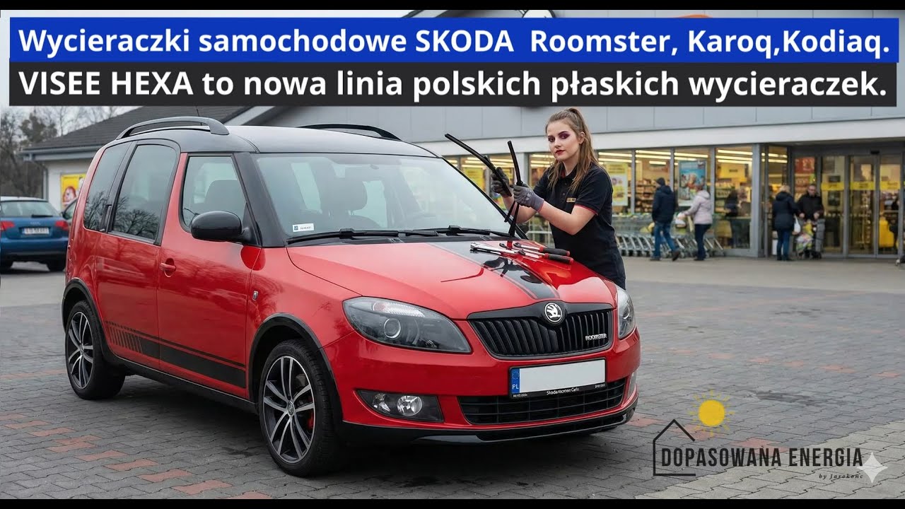 Pi&oacute;ra wycieraczek samochodowych VISEE, jakie wycieraczki do samochodu Skoda wybrać na prz&oacute;d / tył.