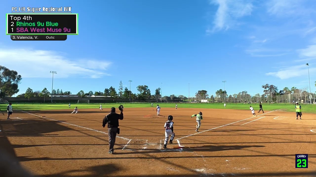 PG Huntington Beach Super Regional NIT - Rhinos 9u Blue vs SBA West Muse 9u (Gold Bracket)