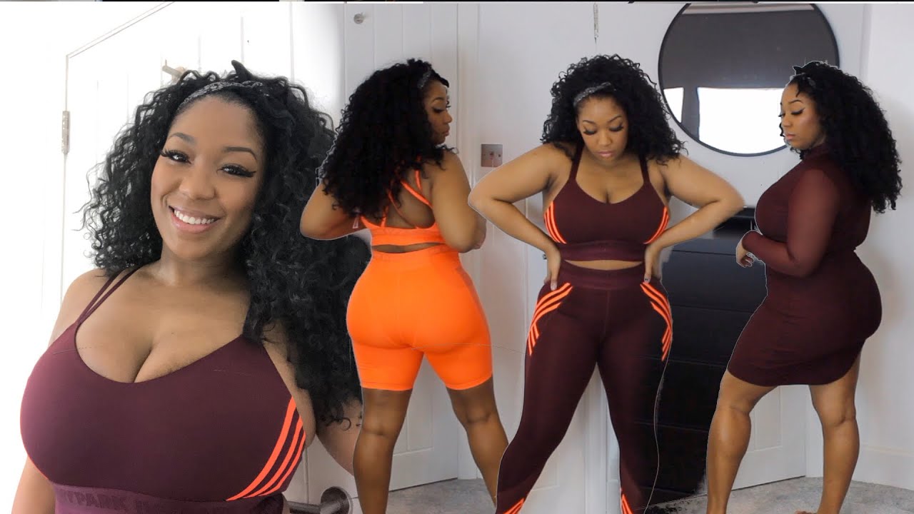 I spent $800 on Beyonce IVY PARK x Adidas *Honest* Curvy Girl Try On Haul | Monroe