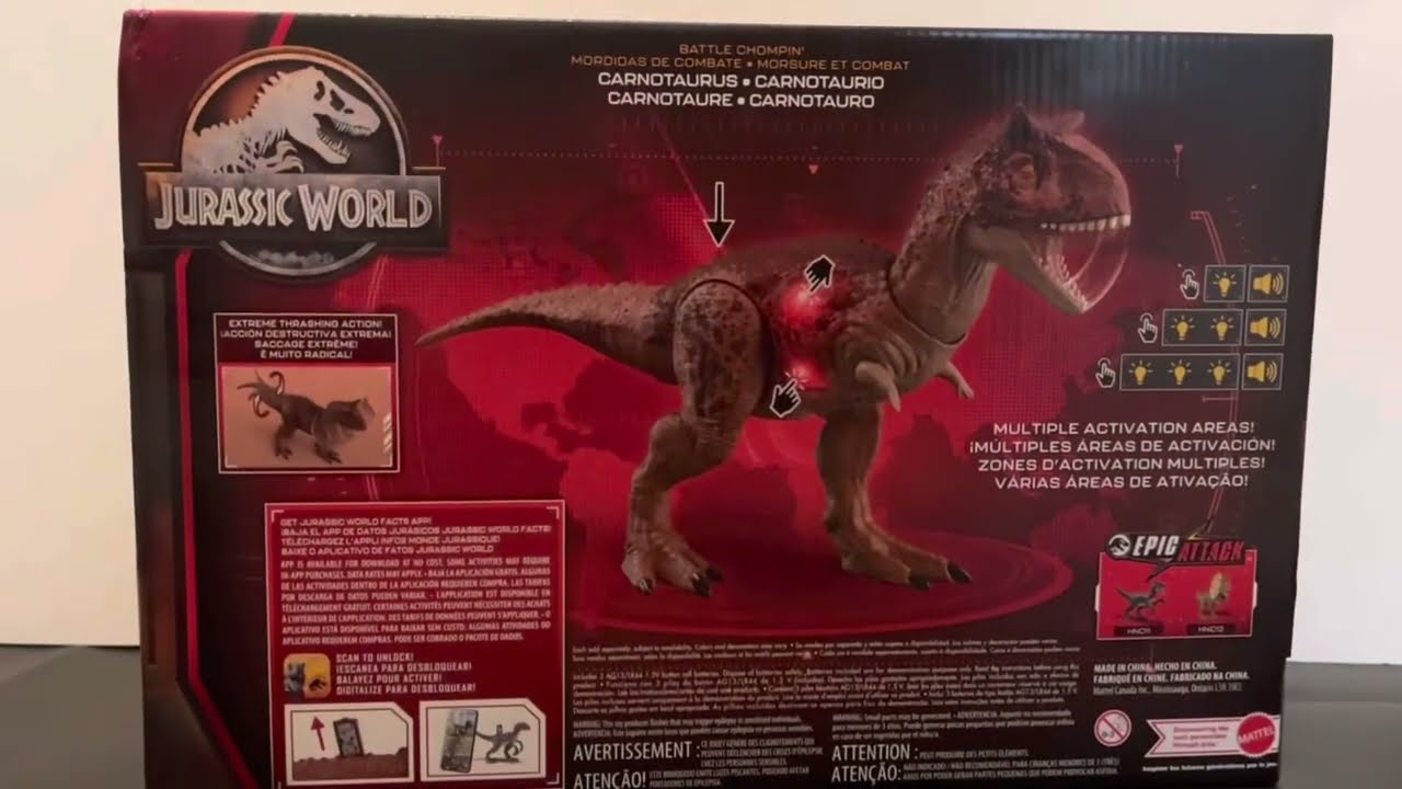 Unboxing the JW Epic Attack Carno!! #jurassic #jurassicworld #unboxing #review #stopmotion