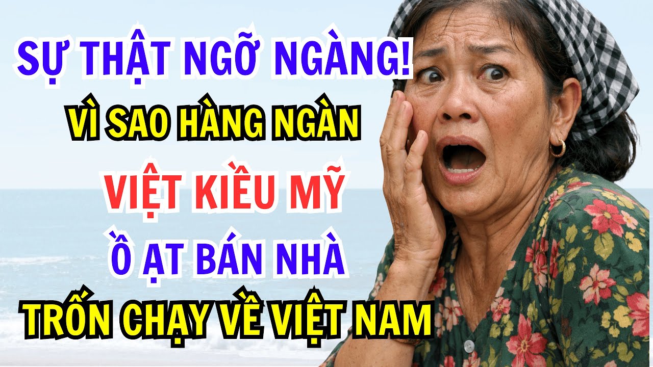 SỰ THẬT NGỠ NGÀNG! VÌ SAO HÀNG NGÀN VIỆT KIỀU MỸ Ồ ẠT BÁN NHÀ, BỎ MỸ VỀ VIỆT NAM