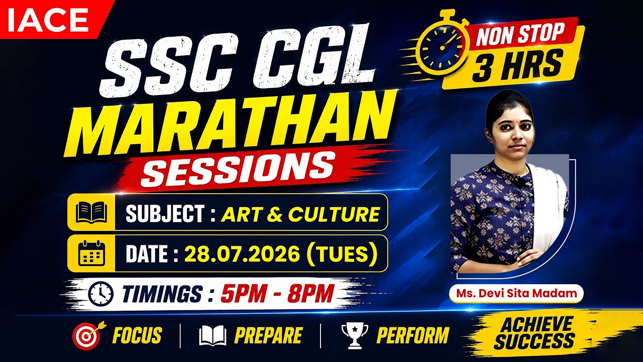𝐒𝐒𝐂 𝐂𝐆𝐋 𝐌𝐀𝐑𝐀𝐓𝐇𝐎𝐍 𝐒𝐄𝐒𝐒𝐈𝐎𝐍𝐒 | 𝐍𝐨𝐧-𝐒𝐭𝐨𝐩 𝟑 𝐇𝐨𝐮𝐫𝐬 🎨 𝐀𝐑𝐓 & 𝐂𝐔𝐋𝐓𝐔𝐑𝐄-𝟎𝟏 🔴 𝐋𝐈𝐕𝐄 @𝟓𝐏𝐌 | 𝐈𝐀𝐂𝐄