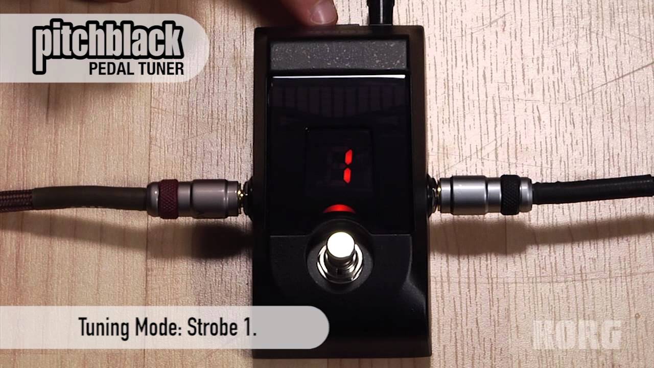 Обзор педального тюнера Korg Pitchblack — с режимами отображения!