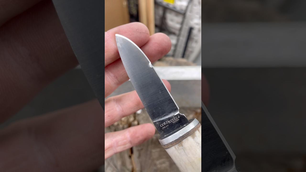 Some 3V from cold steel #shorts #knifestuffwedo #nailtest #knifetest