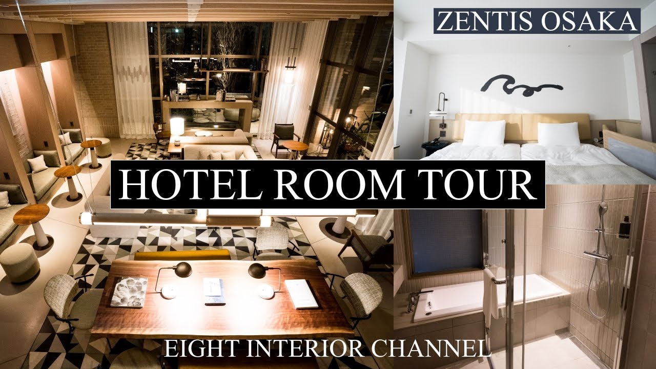 【ホテルインテリア】客室＆ラウンジルームツアー！ホテルライクなデザインが好きな人必見！ゼンティス大阪/Stylish Hotel Zentis Osaka