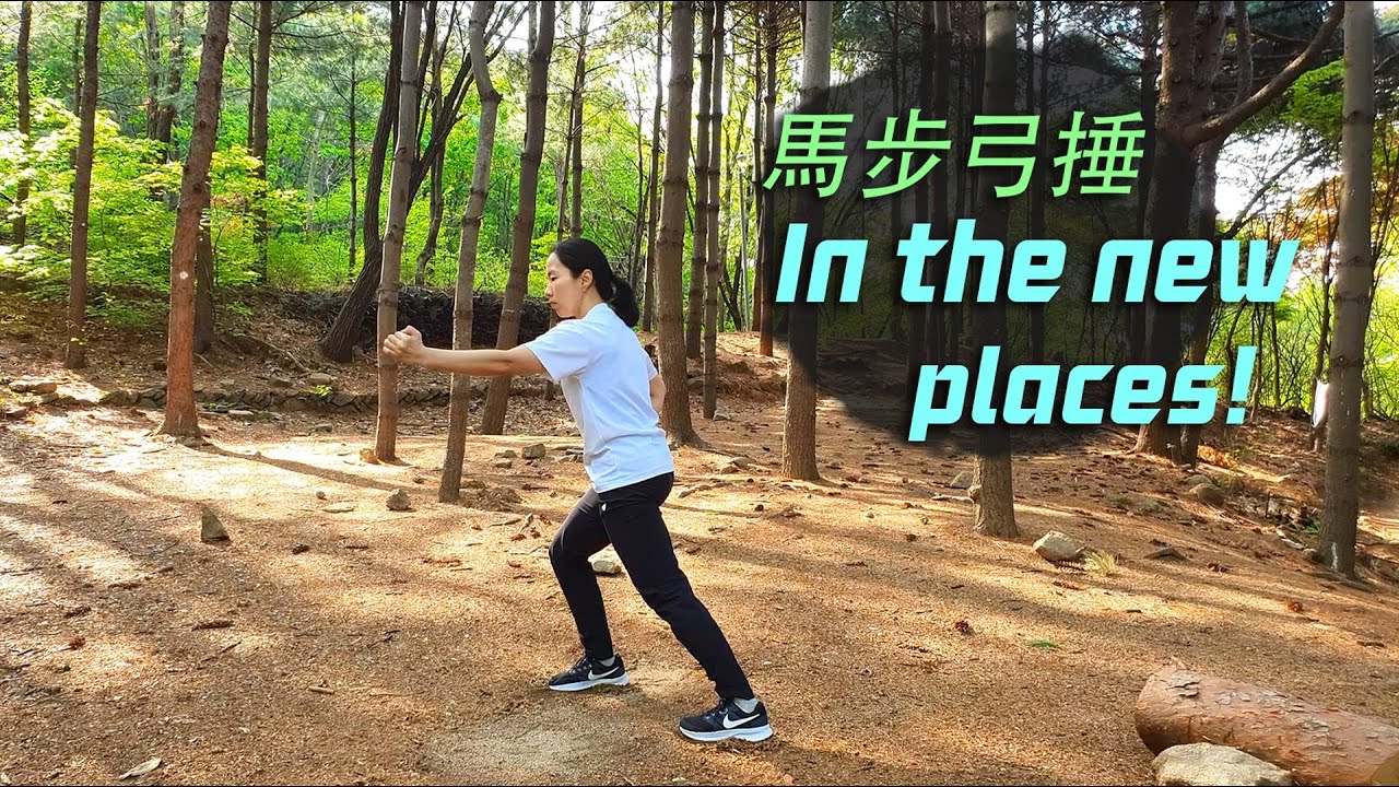 Personal training in the new places! - Mabugongchui 馬步弓捶 100 times!