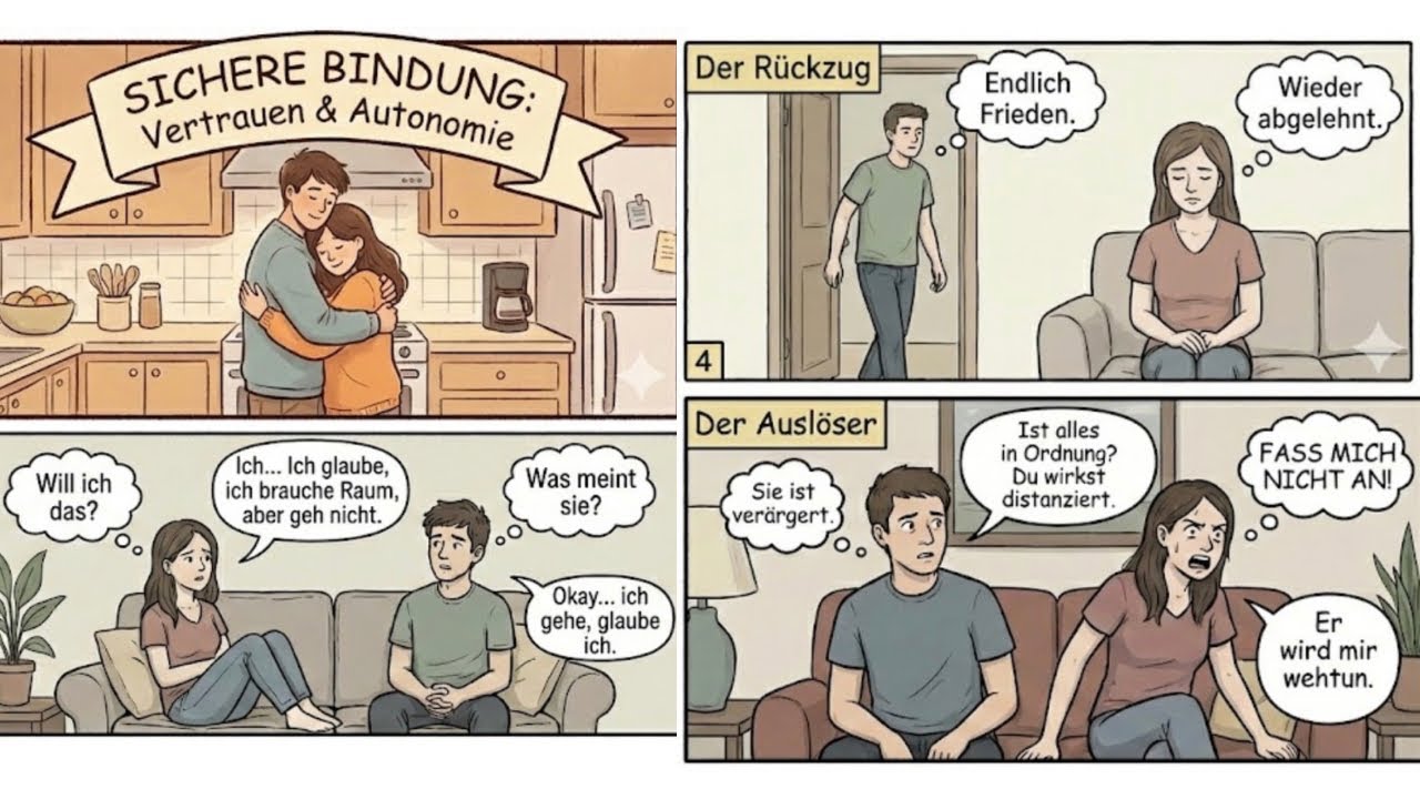 Bist du ängstlich, vermeidend oder verstrickt in deinen Beziehungen? DAS ist der Grund!