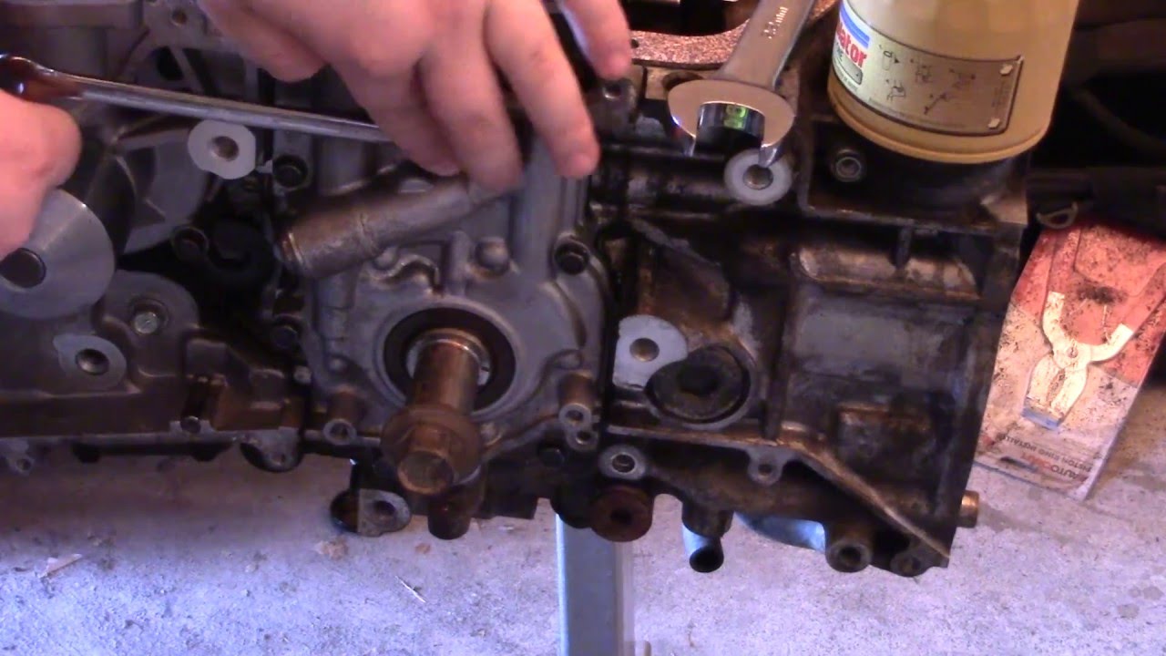 Subru EJ Series Oil Pump Installation
