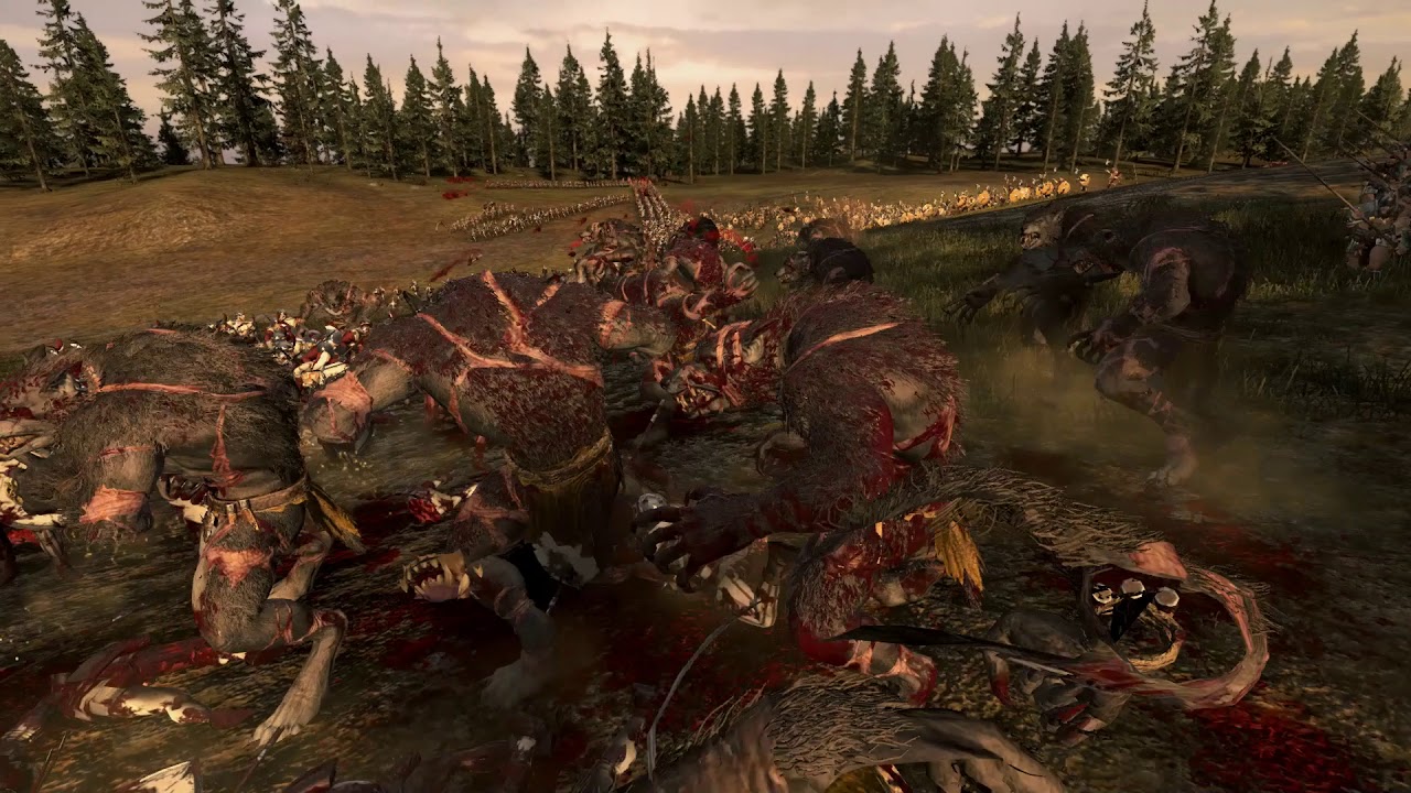 Total War: Warhammer I - Skin Wolves attack