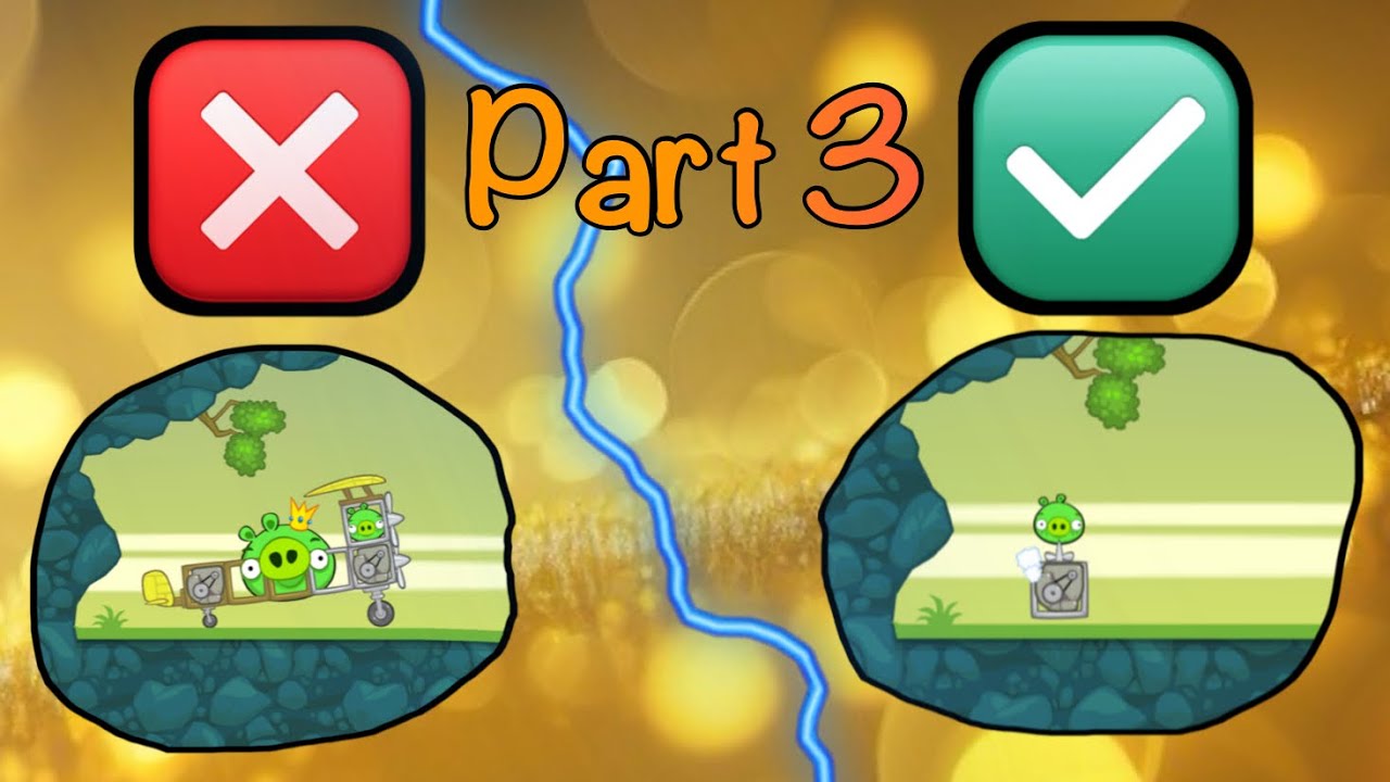 Bad Piggies But I USED LEAST PARTS AS POSSIBLE [PART 3]