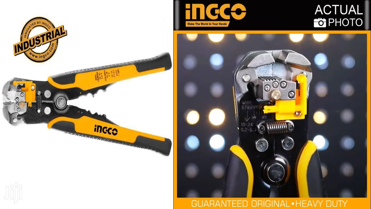 Ingco 3 in 1 Automatic Wire Stripper Multi-function Stripping, Cutting and Crimping