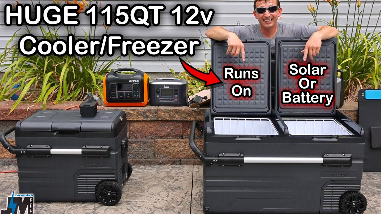 Newair 115Qt 12v Dual Zone Battery Powered Car Cooler / Freezer Review~(Model NPR122GA00)