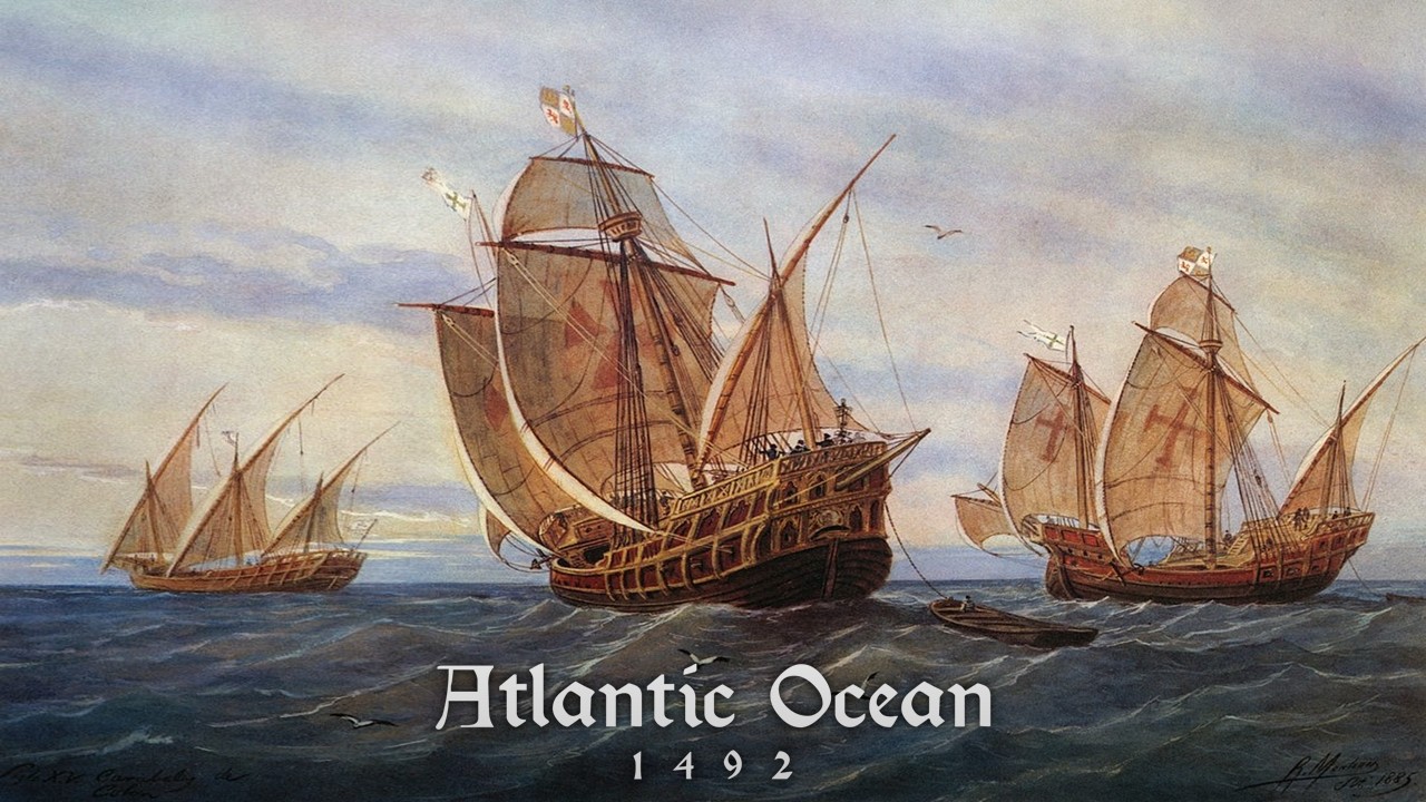 Атлантический океан, 1492