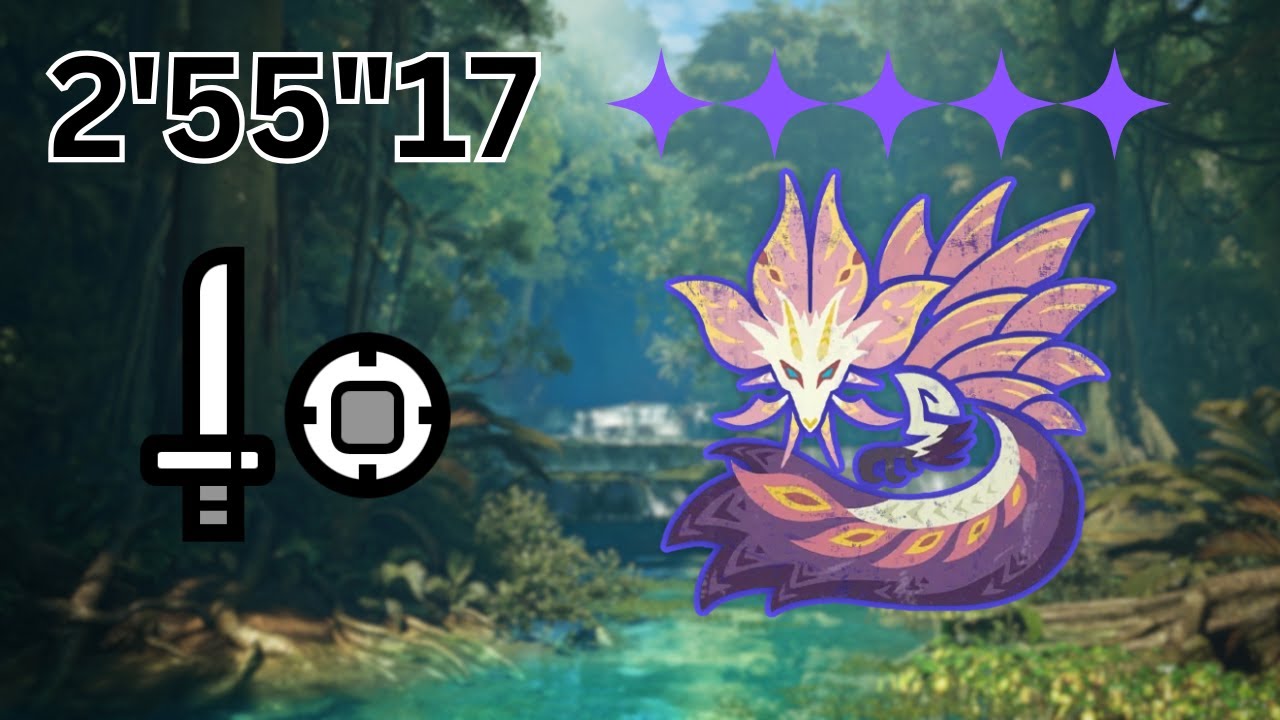 [MH:Wilds | PS5] 5✦ Tempered Mizutsune 02'55"17 SNS Freestyle