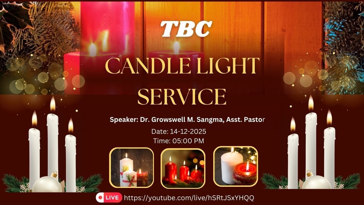 The Light of Peace | CANDLE LIGHT SERVICE | TBC | 14-12-2025 | 5:00 PM