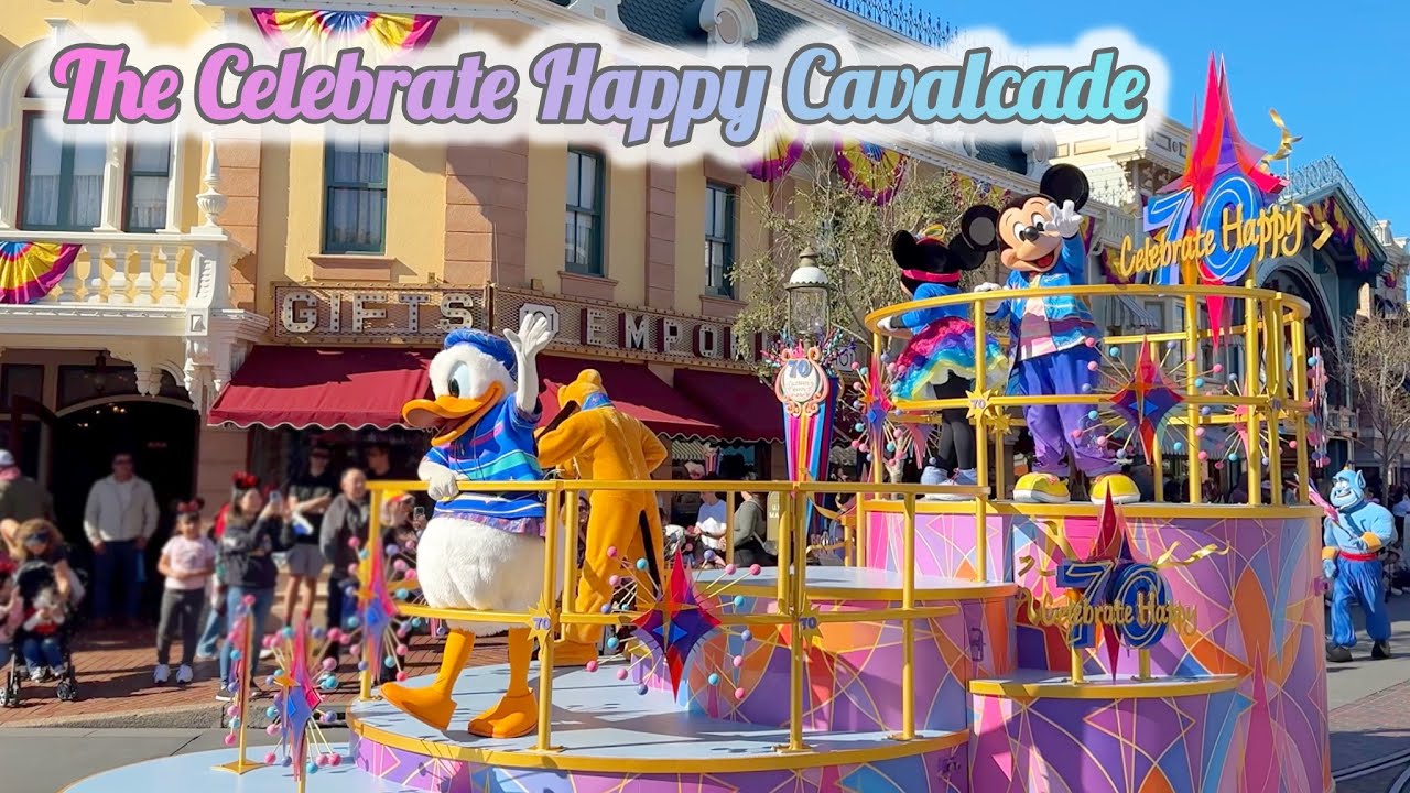 【DLR】The Celebrate Happy Cavalcade at Main Street, U.S.A.