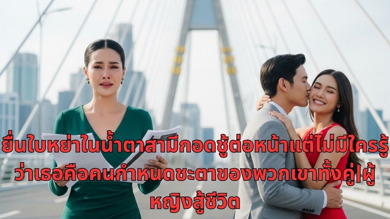 ยื่นใบหย่าในน้ำตาสามีกอดชู้ต่อหน้าแต่ไม่มีใครรู้ว่าเธอคือคนกำหนดชะตาของพวกเขาทั้งคู่|ผู้หญิงสู้ชีวิต