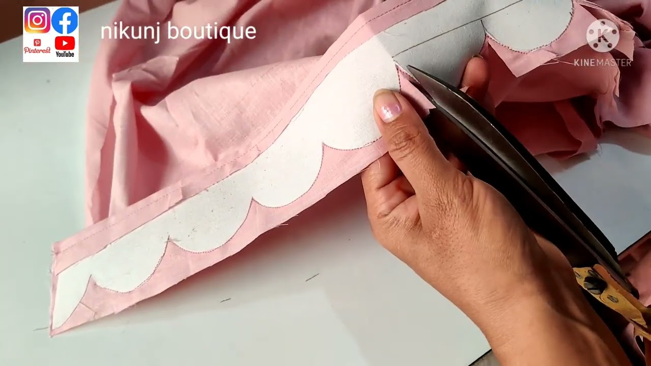 Salwar Poncha Design making || pant Mohri Design with cut work || stylish Palazzo pant design
