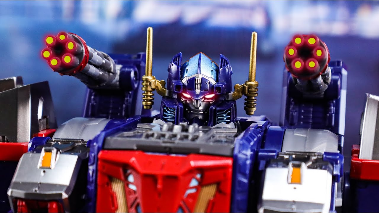 【Transformers stop motion】Diaclone DA14 Big Powered GV combining review.