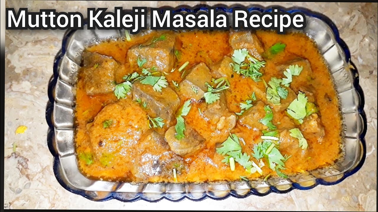 Mutton Kaleji Masala Recipe||Eid Special Recipe||Food Fusion