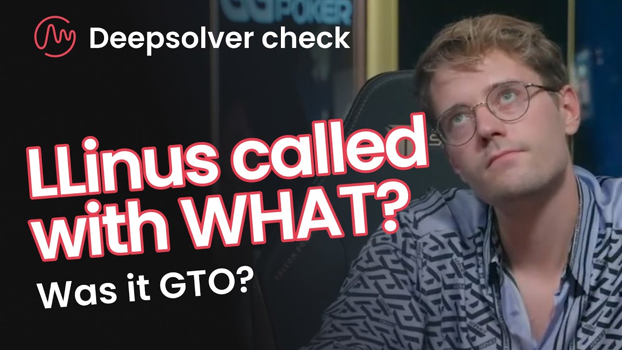King high value bet vs. LLinusLLove in Triton's Cyprus $200k | Poker Solver Analysis