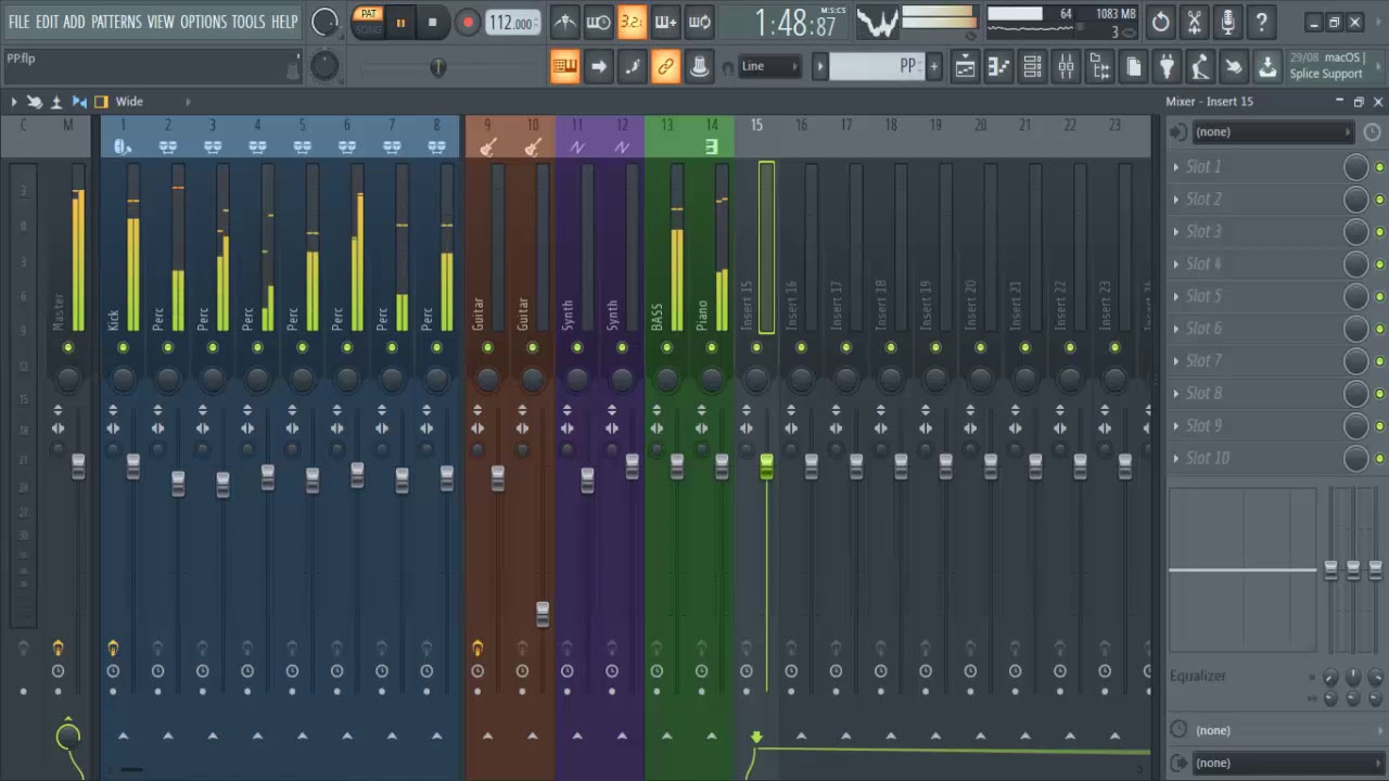 PISTA SIN TECLADO CUERPO DE SIRENA