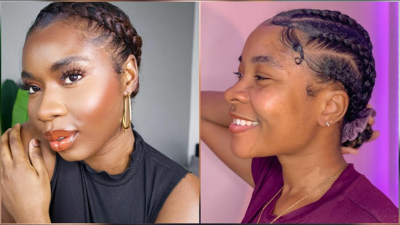 ♡Natural Braided Hairstyles♡ (PT.3) | No Weave or Added Hair |  NATURAL HAIRSTYLES COMPILATION