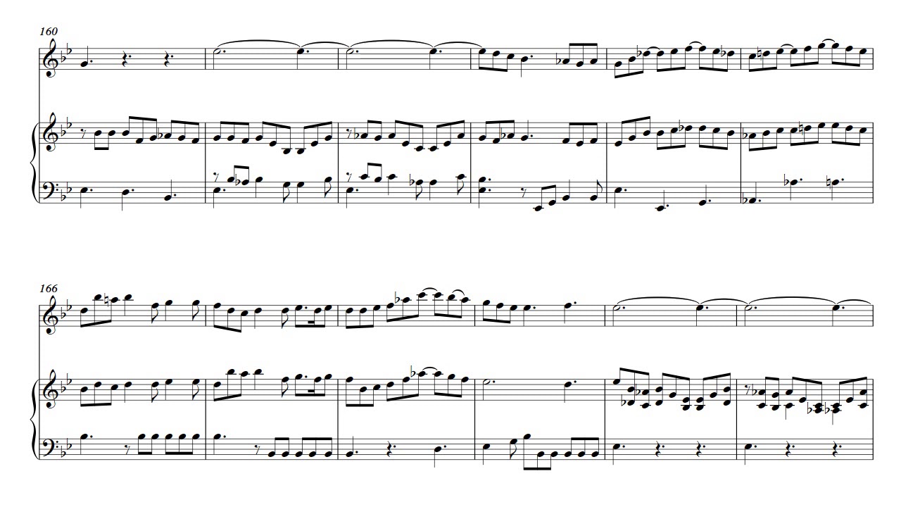 Bach flute sonata g minor, bwv 1020 accompaniment