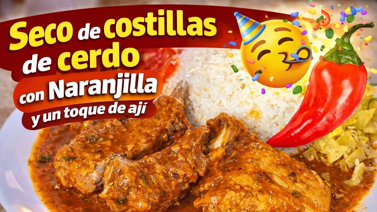 Seco de costillas de cerdo | Receta Tradicional Ecuatoriana paso a paso 