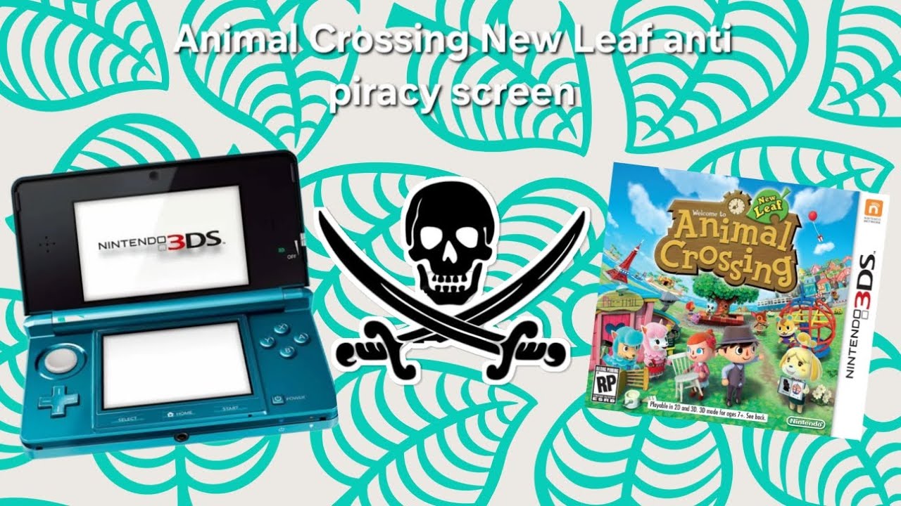 Animal Crossing New Leaf anti piracy screen