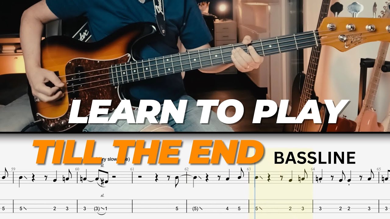 Learn to play Till The End - TOTO bass tutorial
