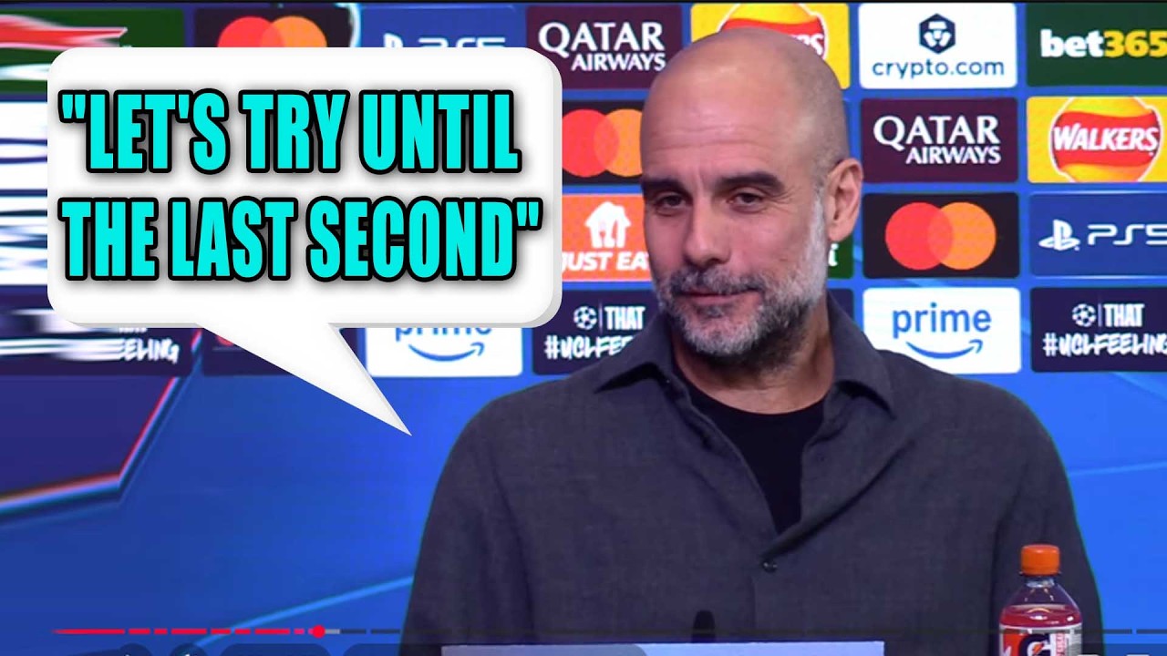 LET'S TRY UNTIL THE LAST SECOND | Pep Guardiola Press Conference | Manchester City vs Real Madrid