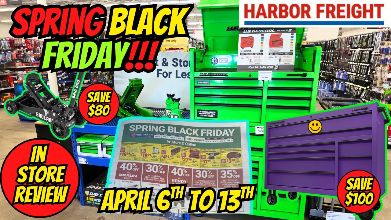 LEAKED! Harbor Freight April Spring Black Friday Sale | Massive Tool Deals You Need to See! April