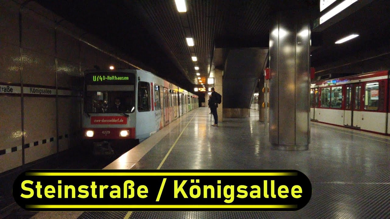 Stadtbahn Station Steinstraße / Königsallee - Düsseldorf 🇩🇪 - Walkthrough 🚶