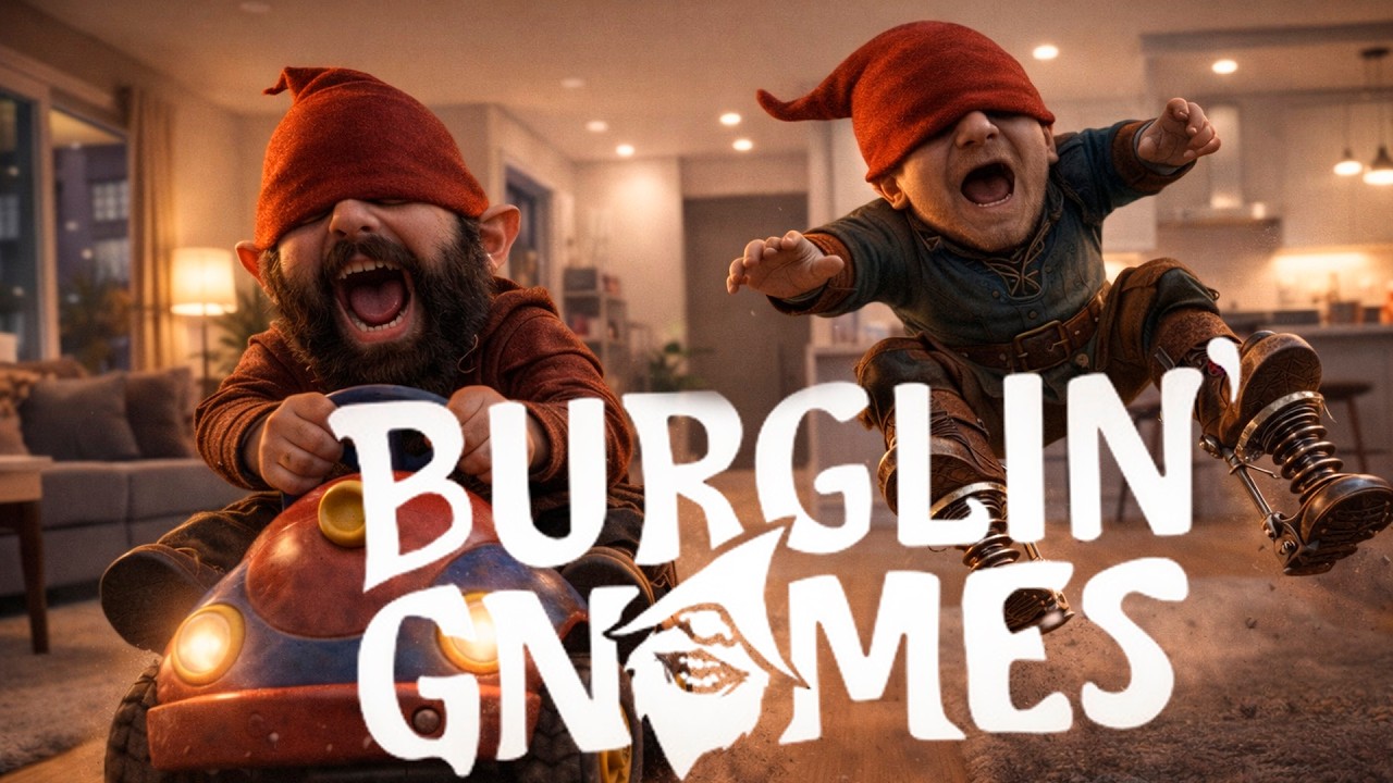 🔴 SIRIUS_SLAY | Гномы снова в деле с AlexPriston | Ограбление хозяина дома | Burglin' Gnomes