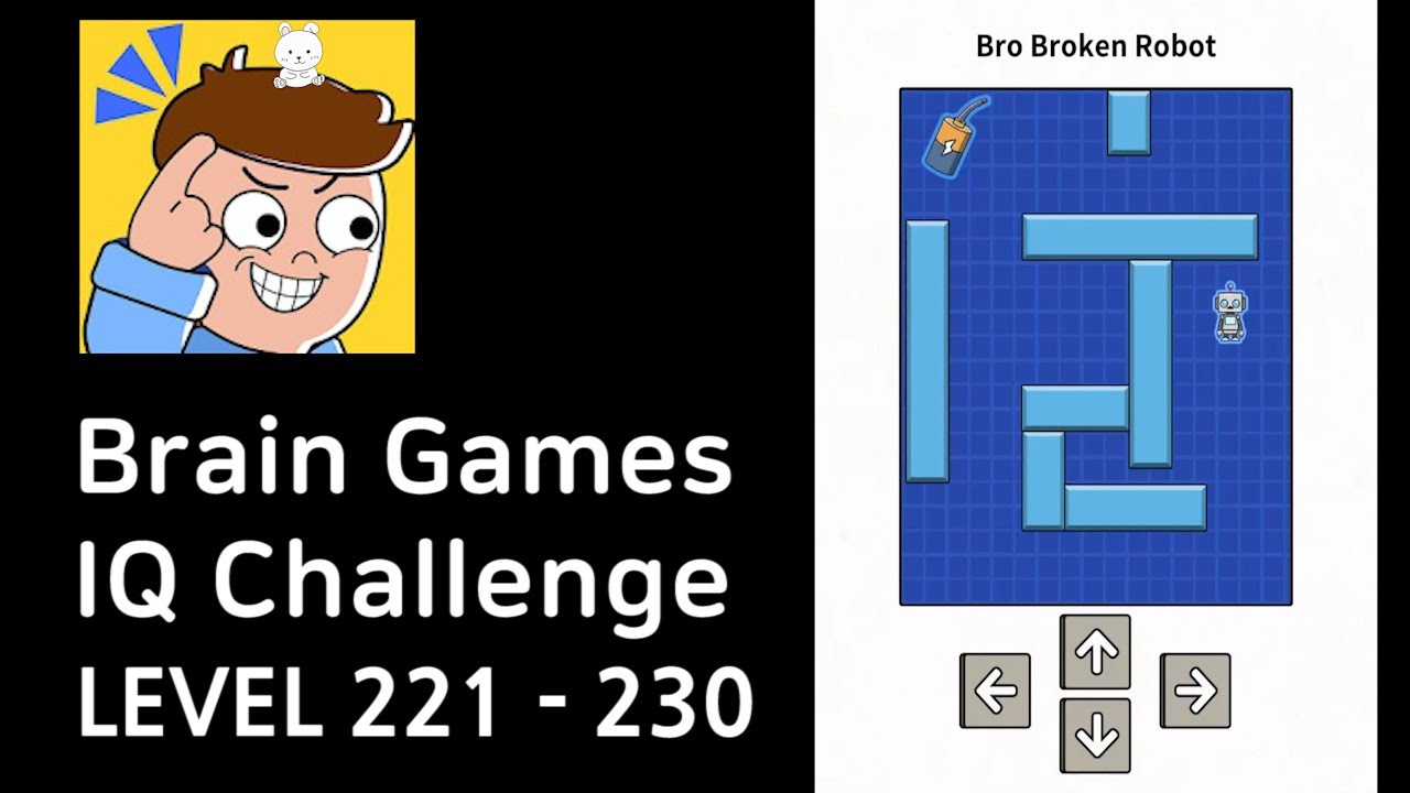 Brain Games IQ Challenge Level 221-230 Walkthrough (GAMEJAM)